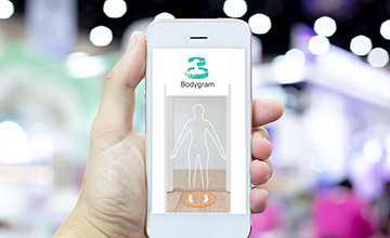 採寸アプリ（Bodygram)