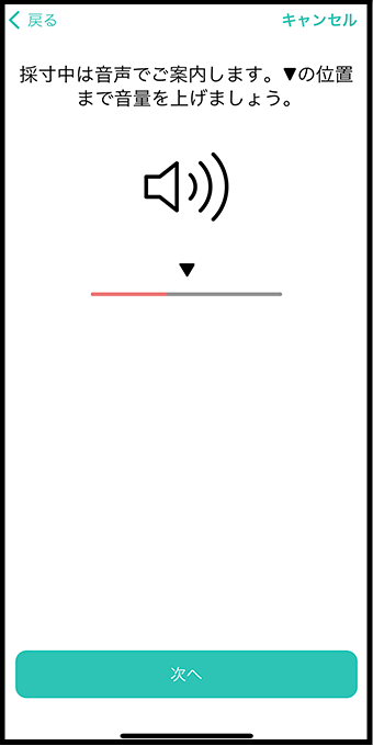ボディグラムスマホの撮影横向き
