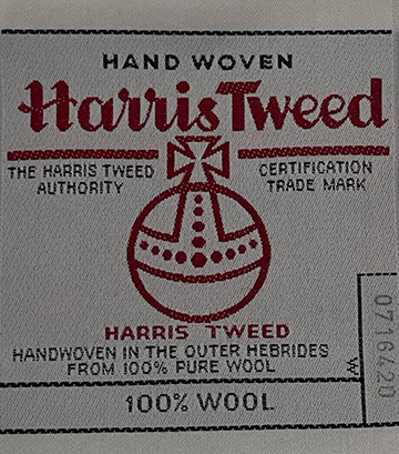 ハリスツイード織ネーム